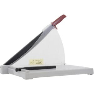 روكو آلة تقطيع أوراق قطاعة ورق، 15.00 بوصة حتي 10 ورقة، معدن‎/‎بلاستيك، رمادي‎/‎بني