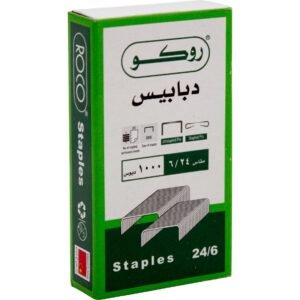 روكو دبابيس  عادية، 24‎‎/‎6‎ Staple Size (0‎.67‎ mm Thickness)، نصف شريط