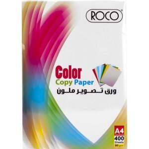 روكو ورق تصوير كولور، عادي، أصفر، A4، 80‎ gsm، 400 ورقة