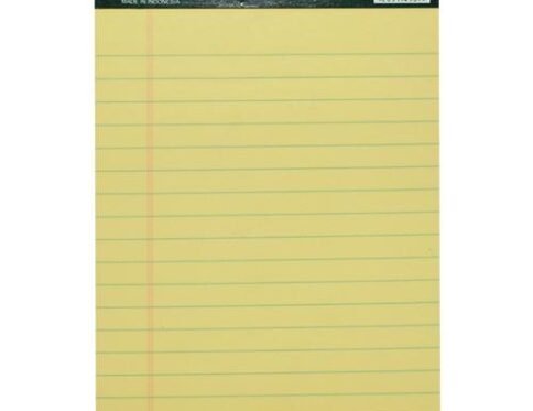 روكو دفتر كتابة A5 عادي، 40 ورقة 80 صفحة مسطر، أصفر