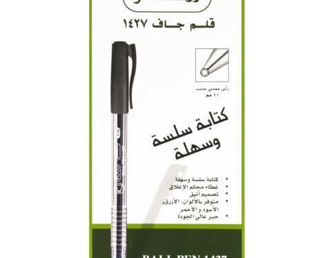 روكو 1427 قلم جاف، أسود لون الحبر، 1‎ مم، رأس  حبر كروية، 10‎ Pieces