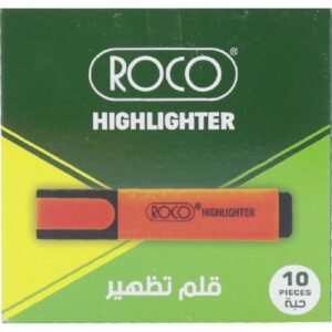 روكو قلم تظليل، 5 مم - 1.2 رأس مشطوف، برتقالي