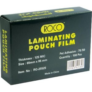روكو Thermal Laminating Film، B8، 125 ميكرون، شفاف