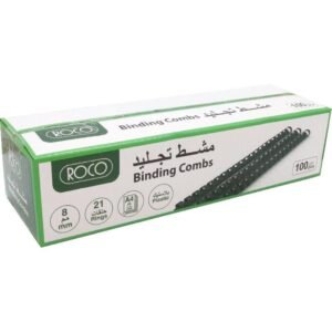 روكو مشط حلزوني للملازم، 8‎ mm، بلاستيك، A4، اسود