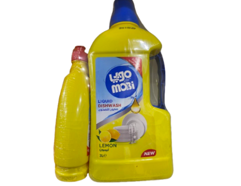 موبي منظف صحون ٣لتر+ھدیة