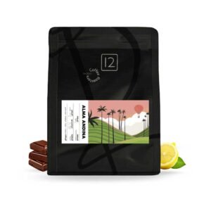 حبوب قهوة كولومبيا ألما أندينا محمصة عبوة تحتوى على 12 كوب * 1 كيلو جرام