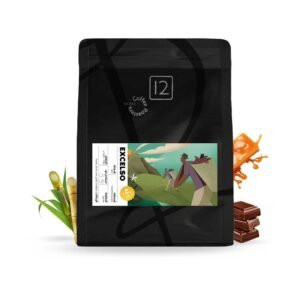 حبوب قهوة كولومبيا إكسلسو محمصة عبوة تحتوى على 12 كوب * 250 جرام