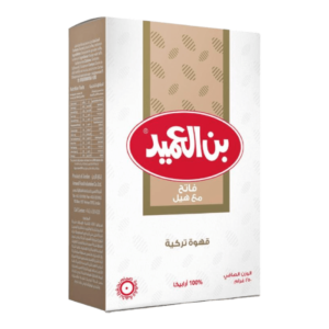 قهوة العميد تركية فاتحة مع هيل عبوة 250 جرام