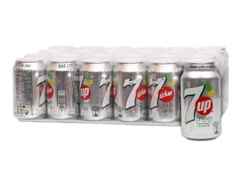 مشروب غازي سفن اب دايت 320 ملى * 24 قطعة