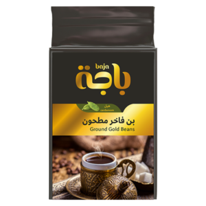 قهوة باجا تركية مطحونة ذهبية مع الهيل عبوة 200 جرام