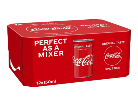 مشروب غازي كوكا كولا  150 ملى * 12 قطعة