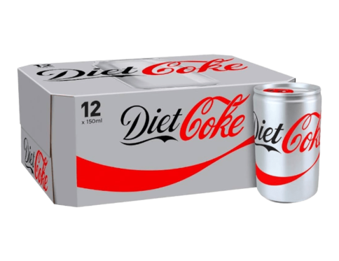 مشروب غازي كوكا كولا لايت 150 ملى * 12 قطعة