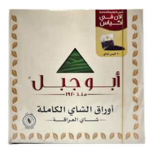 شاي أبو جبل شاي اسود أوراق كاملة العبوة مكونة من 20 كيس