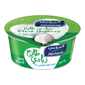 المراعي زبادي سادة كامل الدسم عبوة 170 جرام