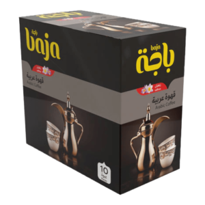 قهوة باجة عربية سريعة التحضير بالزعفران عبوة 10 حبات * 30 جرام