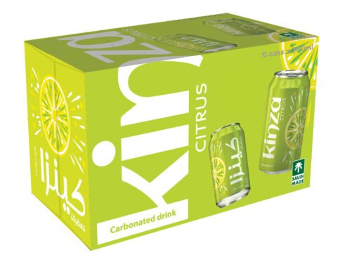 مشروب غازي كينزا حمضيات 360 ملى × 6 قطعة