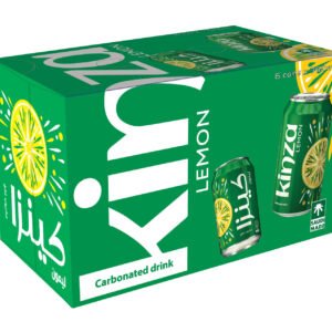 مشروب غازي كينزا بالليمون 360 ملى × 6 قطعة