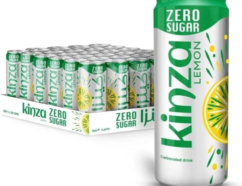 مشروب غازي كينزا بالليمون دايت 250 ملى × 30 قطعة