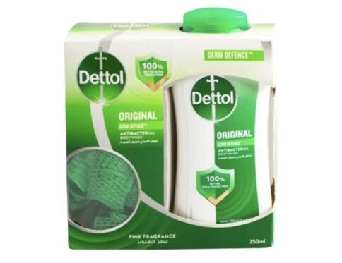 جل دیتول استحمام ٢٥٠ مل مع لیفة