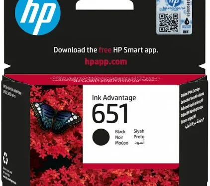 حبر INK HP OR C2P10AE 651 BLACK