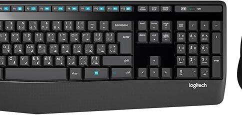 LOGITECH kEYBOARD+MOUSEWIRELESS MK 345 COMFORT