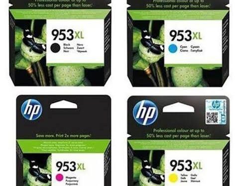 طقم حبر اتش بى (953XL) طابعة  hp Office jet 7740