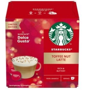 كبسولات ستاربكس دولتشي غوستو توفي نت لاتيه 6+6كبسولة