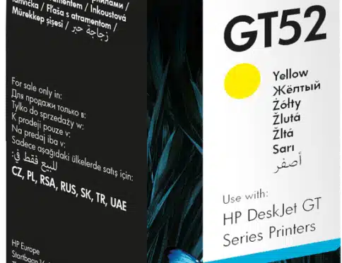 حبر طابعة اتش بي 580 اصفر GT52