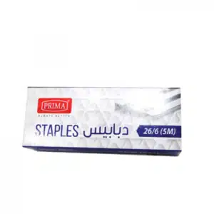 كرتونة دبابيس بريما 26/6 – 5000 دبوس -الكرتون 10 علبة