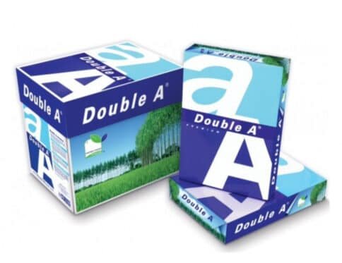 كرتون ورق تصوير A3 ابيض من DOUBLE A – الكرتون 5 رزمة – الرزمة 500 ورقة