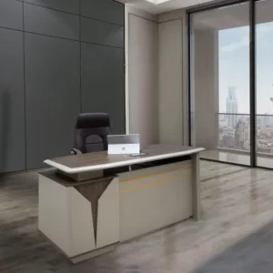 مكتب وسط لون ابيض عرض 1.4 متر * ارتفاع 75 سم * عمق 70 سم