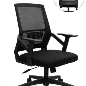 كرسي شبك دوار اسود ( الطول 105 سم * طول الظهر 62 سم * عرض المقعد 50 )