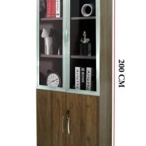 دولاب مكتبي اللون بني ( العرض 80 سم * الارتفاع 2 متر * عمق 40 سم )