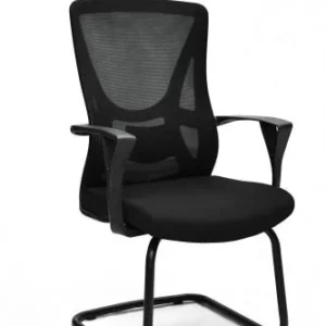 كرسي شبك ثابت اسود ( الطول 103 سم * طول الظهر 61 سم * عرض المقعد 43 )