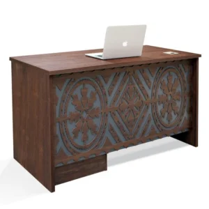 مكتب صغير لون بني غامق عرض 1.2 متر * ارتفاع 75 سم * عمق 60 سم