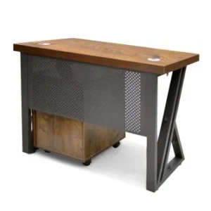 مكتب صغير لون بني عرض 1 متر * ارتفاع 75 سم * عمق 50سم