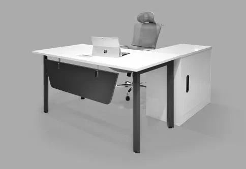 مكتب وسط لون ابيض عرض 1.4 متر  * ارتفاع 75 سم * عمق 70 سم