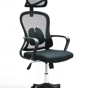 كرسي شبك دوار اسود ( الطول 118 سم * طول الظهر 59 سم * عرض المقعد 46 )