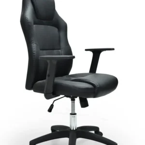 كرسي جلد دوار اسود ( الطول 115 سم * طول الظهر 65 سم * عرض المقعد 50 )