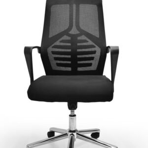 كرسي شبك دوار اسود ( الطول 110 سم * طول الظهر 65 سم * عرض المقعد 48 )