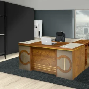 مكتب وسط لون عسلي عرض 1.8 متر * ارتفاع 75 سم * عمق 80 سم