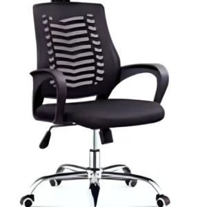 كرسي شبك دوار اسود ( الطول 122 سم * طول الظهر 51 سم * عرض المقعد 46 )