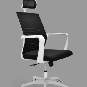 كرسي شبك دوار اسود ( الطول 117 سم * طول الظهر 72 سم * عرض المقعد 50 )